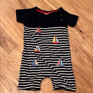 Nautical Striped Kids One Piece